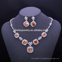 Jóias de natal bijuterias france latão colar de corrente grande conjuntos de jóias para o casamento moda acessórios estoque